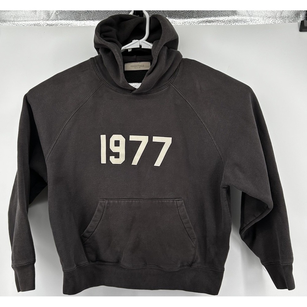 Fear Of God Essentials 1977 Hoodie Pullover Black Men's Size Small